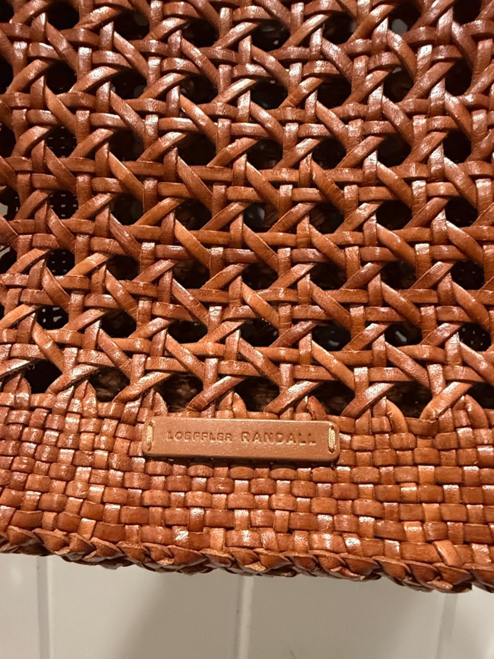 Loeffler Randall Angelo Woven Leather Tote Bag - Picture 2 of 7